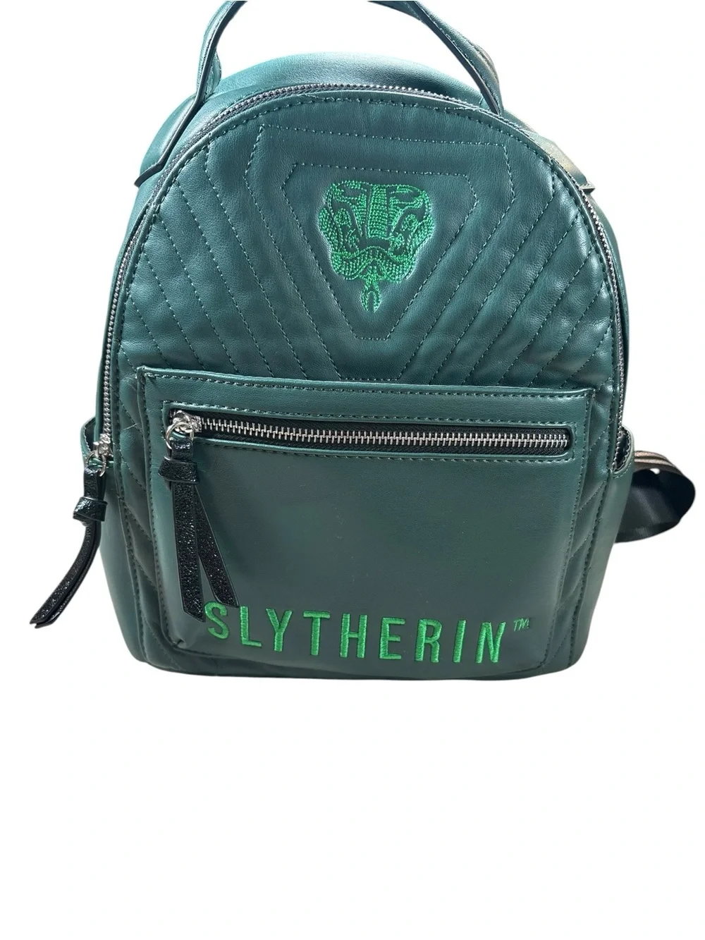 Danielle Nicole Emerald Slytherin Quilted Mini Backpack Plus Extras